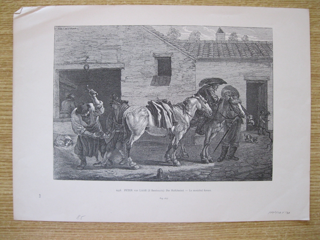 El herrero y el gran horno de cal, 1885